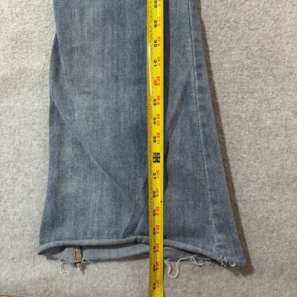 Judy Blue Jeans Womens 29 Blue Flare High Rise Stretch Denim Distressed - Picture 13 of 13